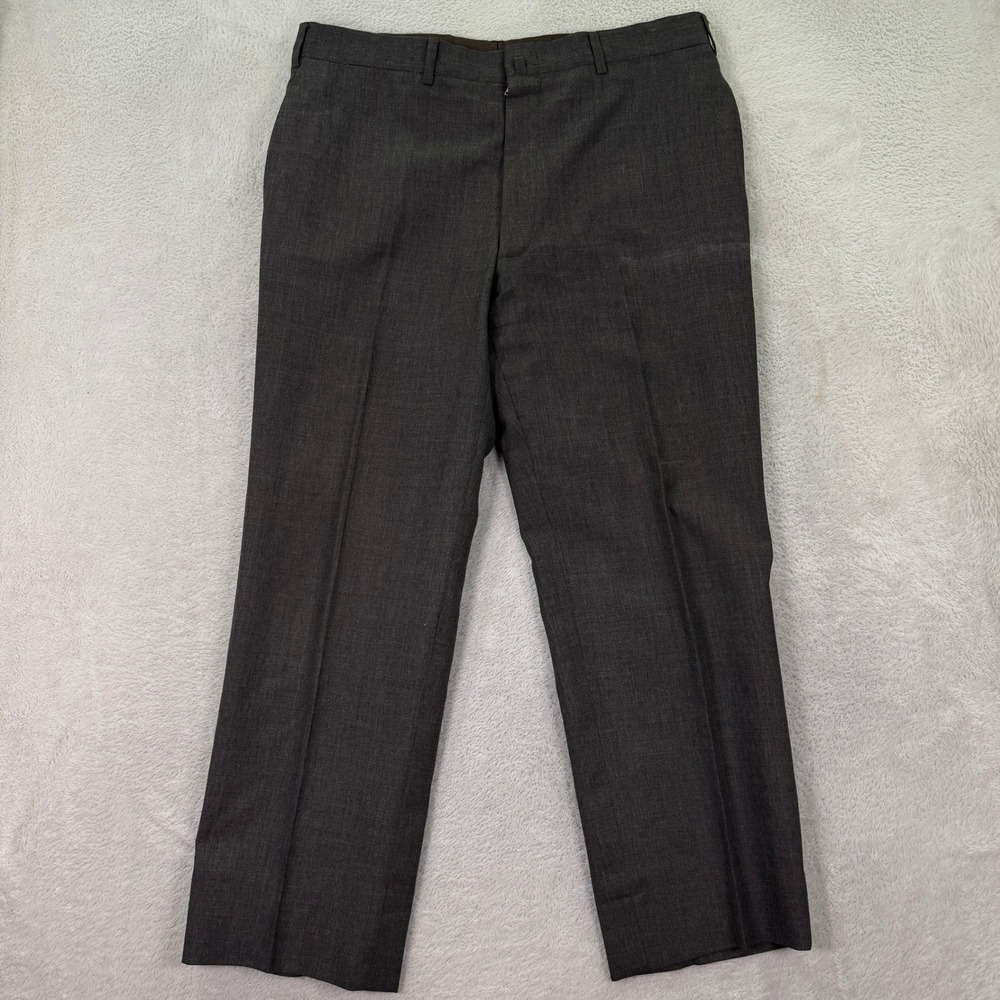 Vintage 80s Brooks Brothers Mens 42XS Slim Fit Gray Wool 2-Piece Suit 34x27 EUC - Picture 12 of 16